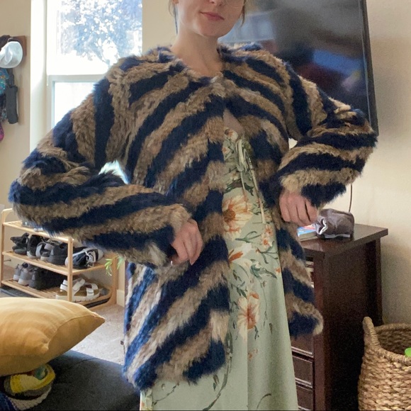 ZADIG & VOLTAIRE Genuine Rabbit Fur Jacket - Picture 9 of 9